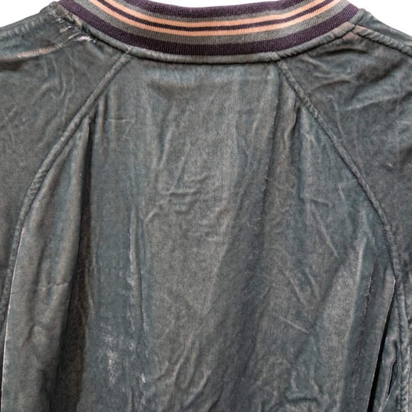 American Eagle Teal Velvet Zip-Up Jacket - Picture 10 of 10